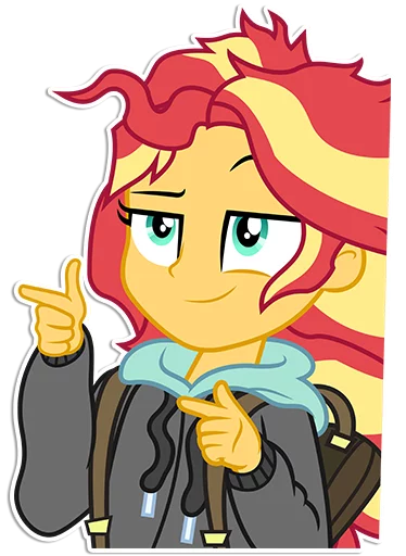 Стикер Sunset Shimmer [EG]