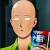 Стикер One Punch Man Saitama
