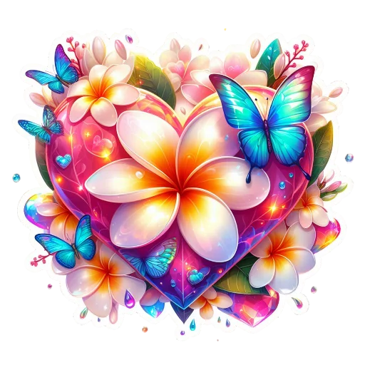 Стикер Flowers fairies bunnies