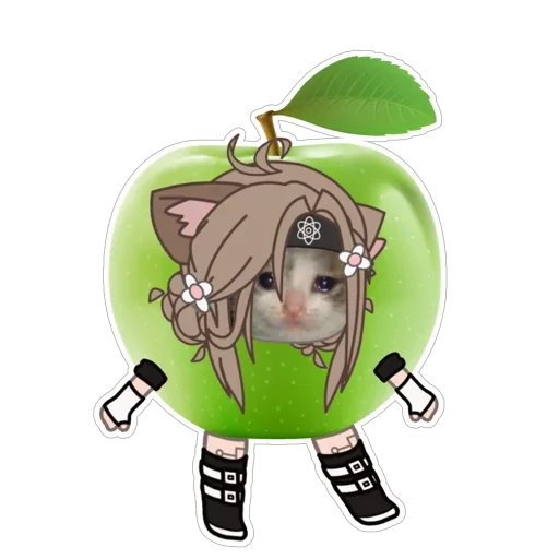 Стикер Жопка Сáтани