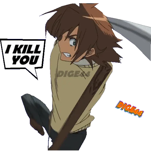 Стикер TATSUMI AKAME GA KILL