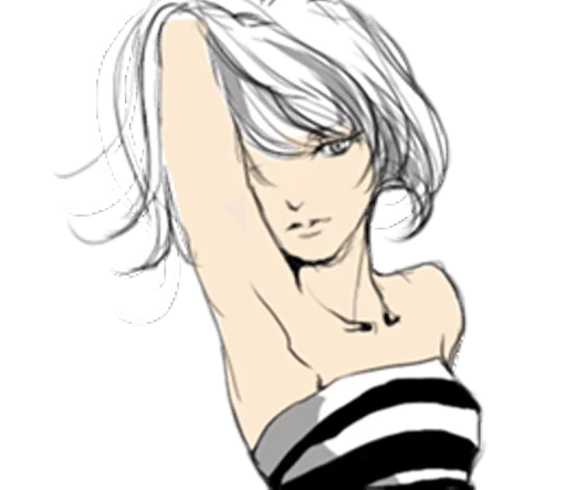 Стикер TBT girl