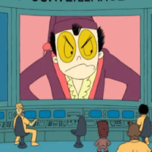 Стикер THE WARDEN / Superjail / Супертюрьма