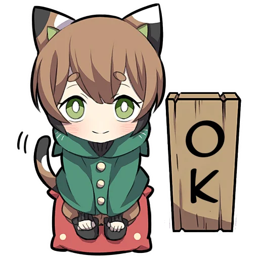 Стикер Черепаховый котенок