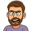 Эмодзи Мужчина с бородой