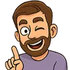 Эмодзи Мужчина с бородой
