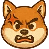Эмодзи Собака Сиба Ину