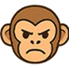 Эмодзи Обезьянка