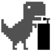 Эмодзи Dino Runner