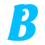 Эмодзи Голубой шрифт