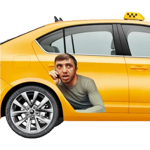 Стикер Taxi.ru