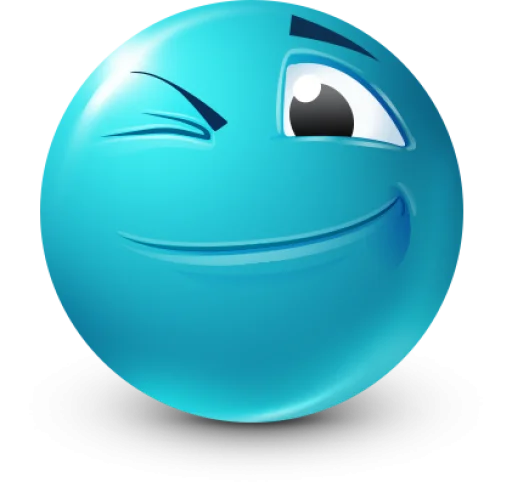 Стикер Teal Face