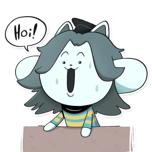 Стикер Temmie