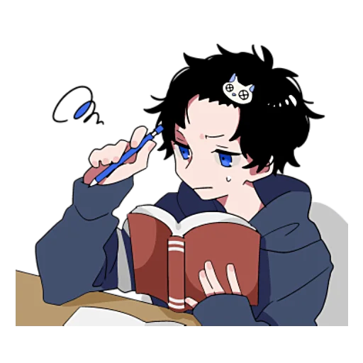 Стикер Тёмный и Светлый Кун