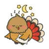 Стикер Thanksgiving Turkey
