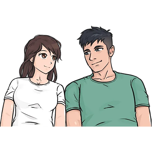 Стикер Это пара