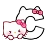 Эмодзи Hello Kitty Font