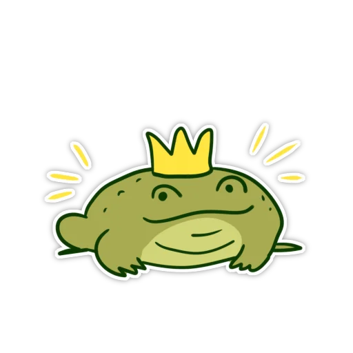 Стикер жабенок