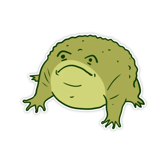 Стикер жабенок