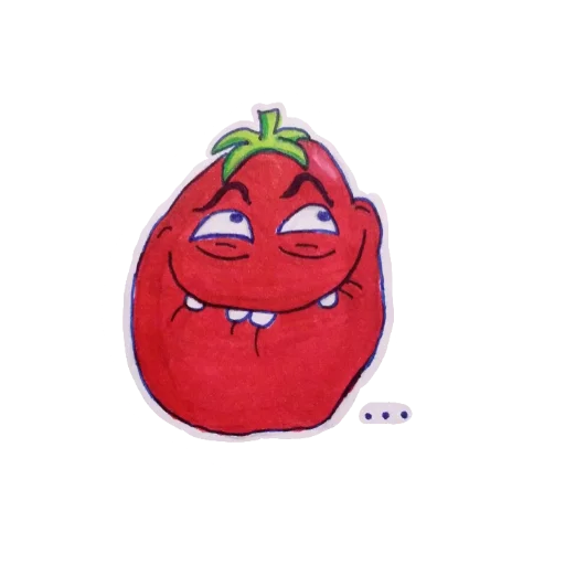 Стикер Мемный помидор