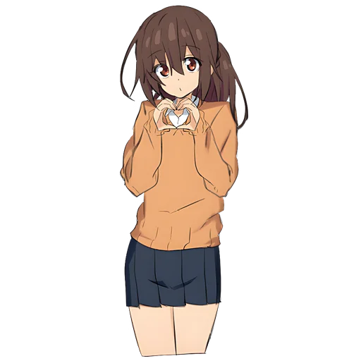 Стикер Томная тян