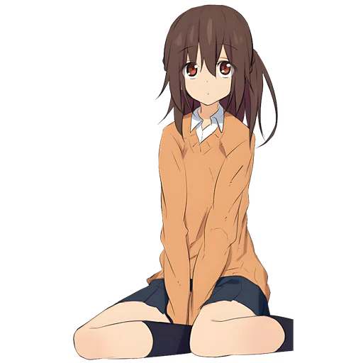 Стикер Томная тян