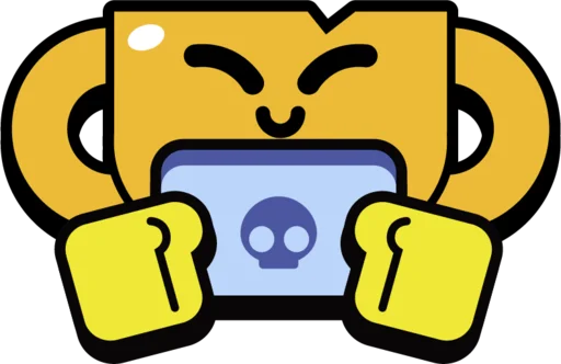 Стикер Крутые бравл значки