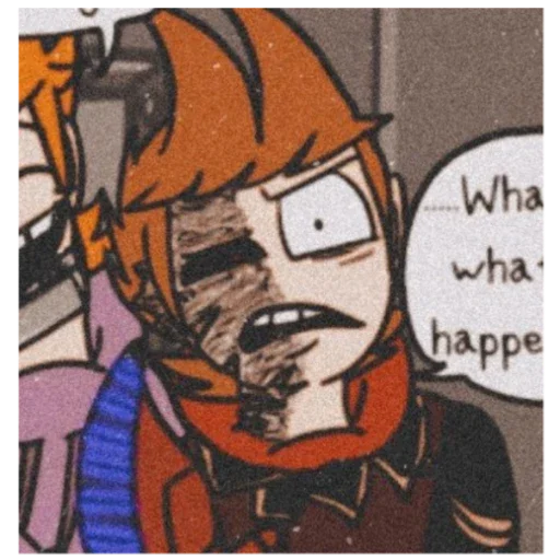 Стикер Tord red leder