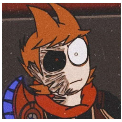 Стикер Tord red leder