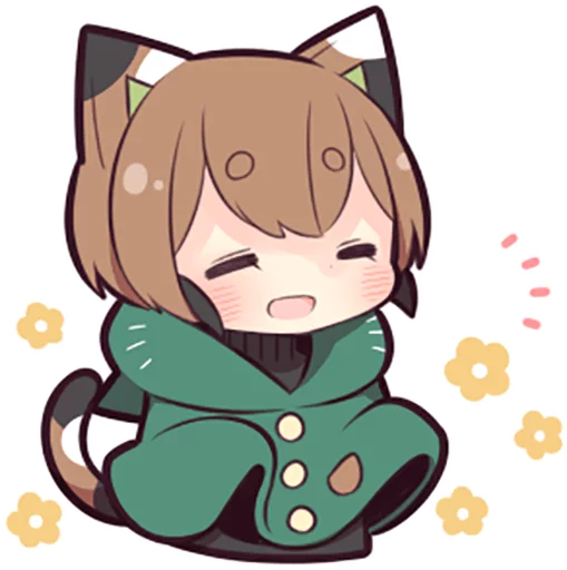 Стикер Tortoiseshell Kitten (3)