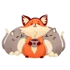 Стикер Tram Foxy