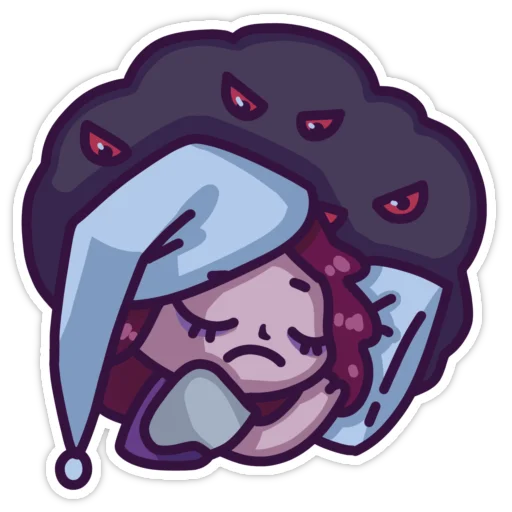 Стикер Тревога