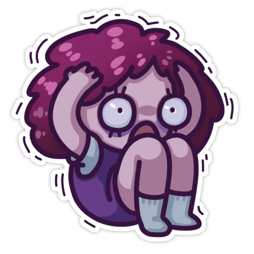 Стикер Тревога