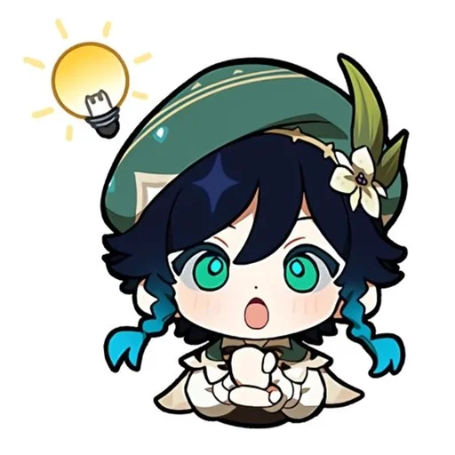 Стикер Анемо архонт