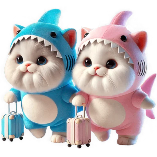 Стикер Парные акулы