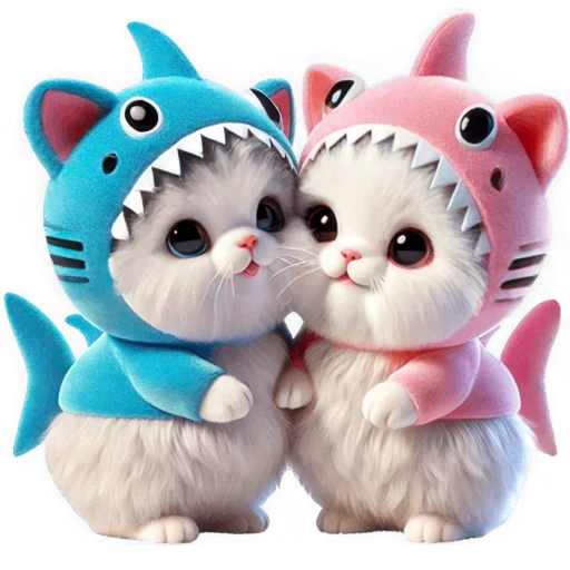 Стикер Парные акулы