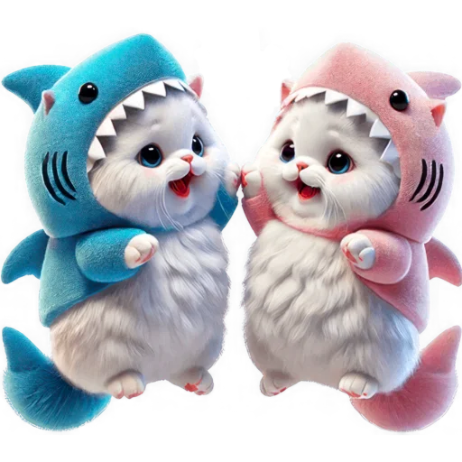 Стикер Парные акулы