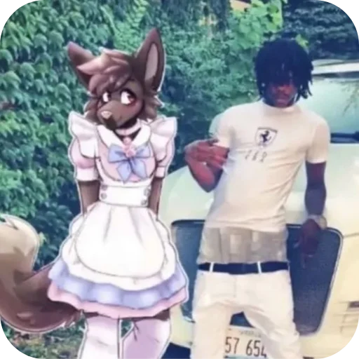 Стикер Тян аниме