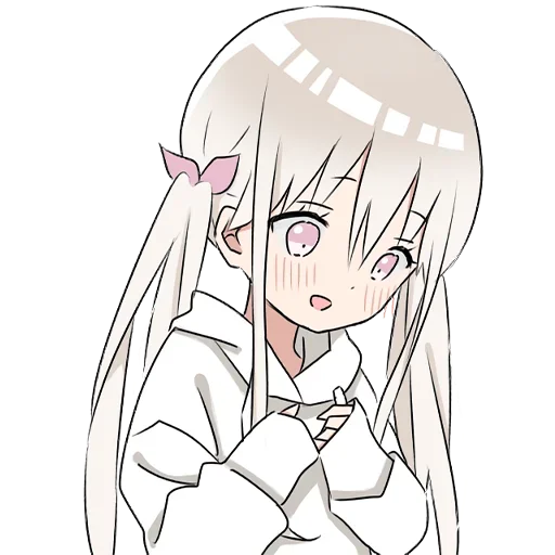 Стикер Тян в толстовке