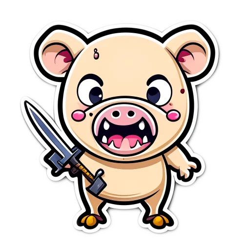 Стикер Svinka_sos