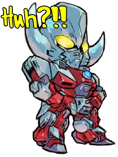 Стикер Ultraman Gundam Crossover