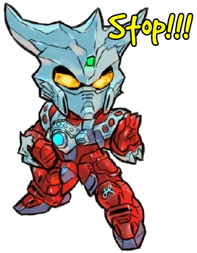Стикер Ultraman Gundam Crossover