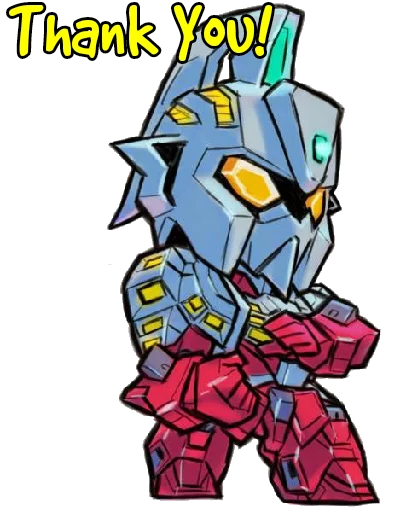 Стикер Ultraman Gundam Crossover