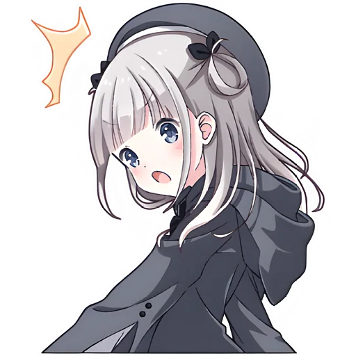 Стикер Умная тян