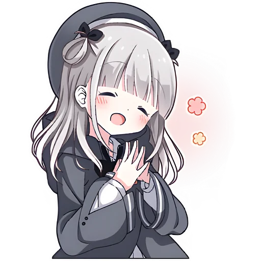 Стикер Умная тян