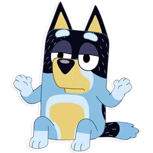 Стикер Unofficial Bluey