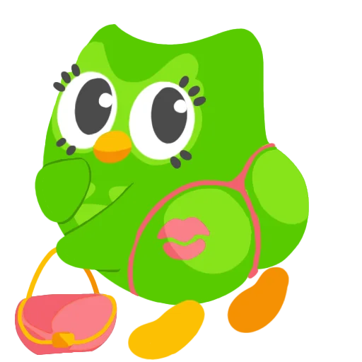 Стикер Duolingo