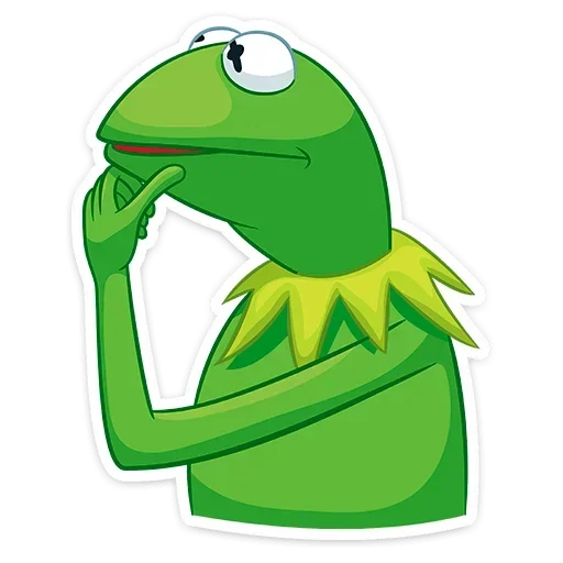 Стикер Кермит
