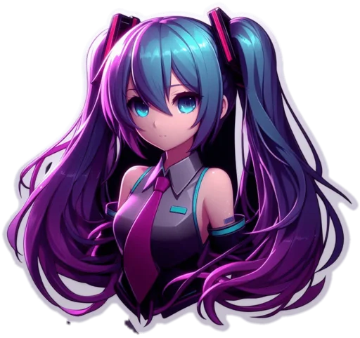 Стикер VOLT Hatsune Miku Part 2