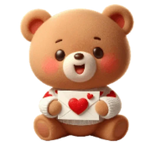 Стикер Valentine Bear